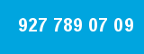 927 789 07 09 927 789 07 09